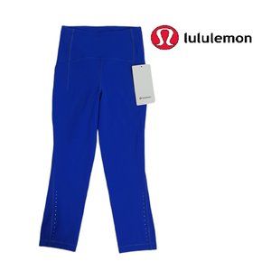 new Women Lululemon Swift Speed High-Rise Crop 21" -size 2